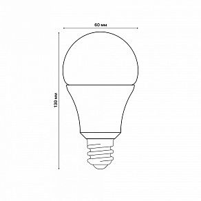 Лампа светодиодная Uniel  E27 15Вт K UL-00007405
