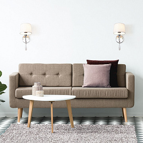 Бра Eurosvet Madera 10093/1 хром/прозрачный хрусталь Strotskis