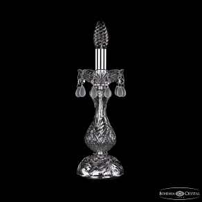Настольная лампа декоративная Bohemia Ivele Crystal 1410 1410L/1-31 Ni V0300