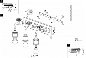 Бра Eglo ПРОМО Golscliff 49103