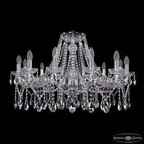 Подвесная люстра Bohemia Ivele Crystal 1413 1413/12/300 Ni