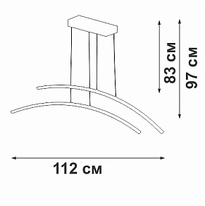 Подвесной светильник Vitaluce V2709 V2709-1/2S