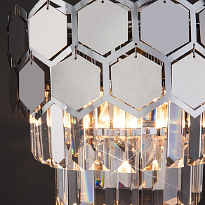 Накладной светильник Eurosvet Ariana 10113/2 хром/прозрачный хрусталь Strotskis