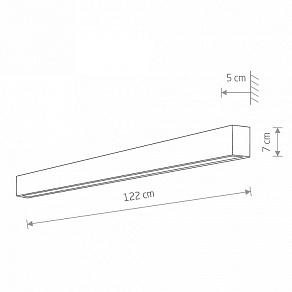 Накладной светильник Nowodvorski Straight Wall LED L 7595