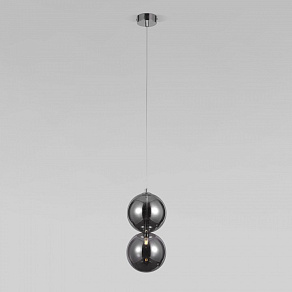 Подвесной светильник Eurosvet Selisa 50092/1 хром/дымчатый