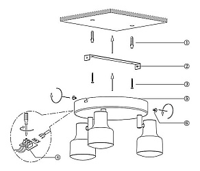 Спот Globo Rois 56213-3