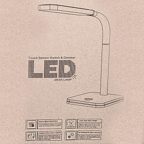 Настольная лампа офисная Reluce 01872 01872-2.7-01 BL