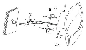 Накладной светильник DesignLed Ole GW-A715-5-WH-WW