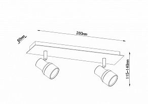 Спот Lucide Sirene-Led 17948/10/31