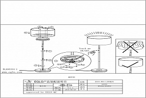 Торшер Eglo Romao 2 95344