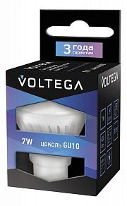 Лампа светодиодная Voltega  GU10 7Вт 4000K VG1-S2GU10cold7W