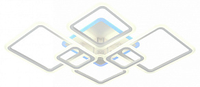 Потолочная люстра Natali Kovaltseva Spektr LED LAMPS 81243