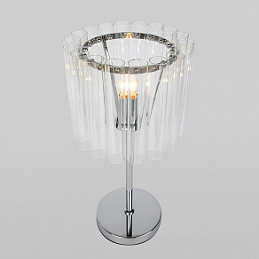 Настольная лампа декоративная Bogate's Flamel 01117/1 хром