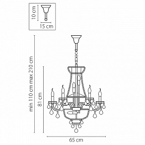 Подвесная люстра Osgona Classic 700164