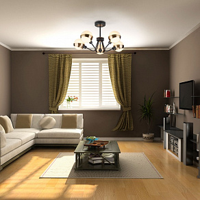 Люстра на штанге Eurosvet Jasper 70093/5 черный