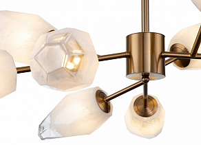 Люстра на штанге Indigo Boccio 13003/9C Brass