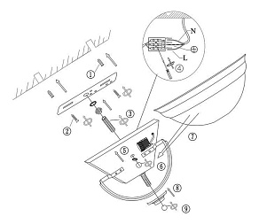 Накладной светильник Globo Toledo 6897