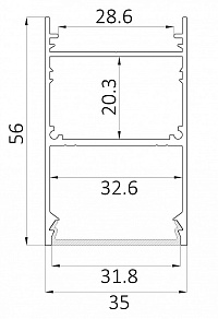 Накладной светильник 6063 LINE 3556 0412629