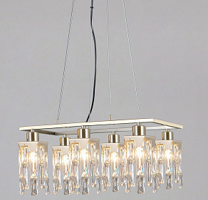 Люстра на штанге ILLUMICO  IL3601-6PSQ-26 AB DS