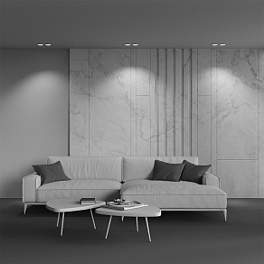 Встраиваемый светильник Maytoni Gyps Modern DL124-GU10-02-TRS-W