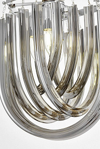 Подвесная люстра LUMINA DECO Boscone LDP 7044-300 CHR+GY