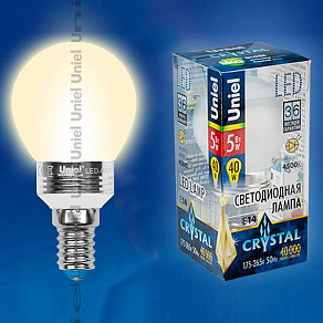 Лампа светодиодная Uniel ALC02SL E14 5Вт 3000K 08009