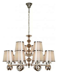 Подвесная люстра iLamp Brooklyn P2401-8+4 Nickel