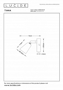 Спот Lucide TIANA 65901/01/41