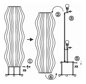 Торшер Globo Austin 15070S