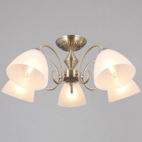 Люстра на штанге ILLUMICO  IL0897-5CSQ-26 AB ELITE