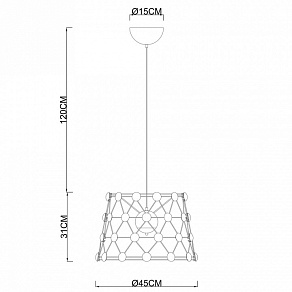 Подвесной светильник Divinare Cristallino 1609/02 SP-48