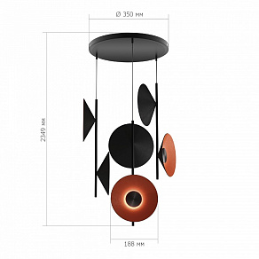 Подвесная люстра ST-Luce Sentito SL3003.403.09