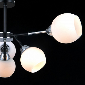 Люстра на штанге ILLUMICO LIBRA IL0715-6CSQ-24 BK CR LIBRA