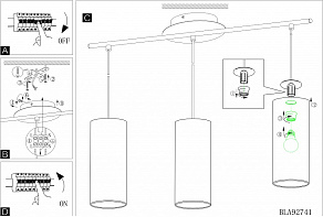 Подвесной светильник Eglo Rivato 92741