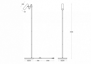 Торшер Maytoni Bansky MOD129FL-01B