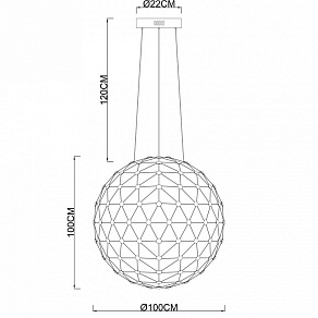 Подвесной светильник Divinare Cristallino 1610/02 SP-140