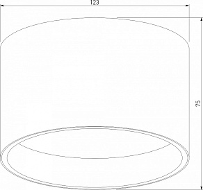 Накладной светильник Elektrostandard Banti 25123/LED