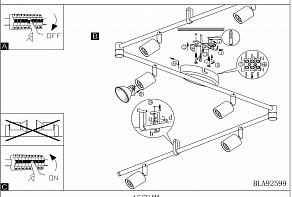 Спот Eglo ПРОМО Buzz-LED 92599