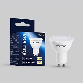 Лампа светодиодная Voltega Simple GU10 10Вт 3000K 3103