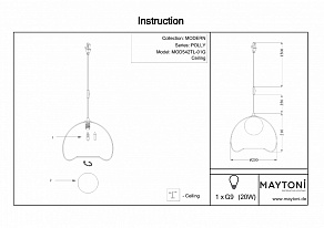 Настольная лампа декоративная Maytoni Polly MOD542TL-01G