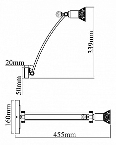 Подсветка для картины Maytoni Bronzino PIC123-01-G