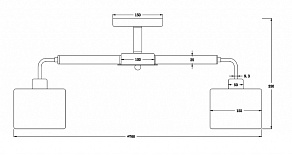 Люстра на штанге Freya Helen FR5329-PL-07-CH