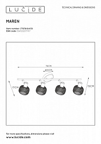 Спот Lucide Maren 77978/04/30