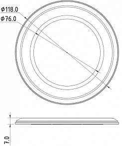 Накладной светильник Deko-Light Flat 565139
