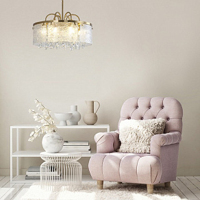 Подвесная люстра Indigo Prosecco 12033/6P Brass