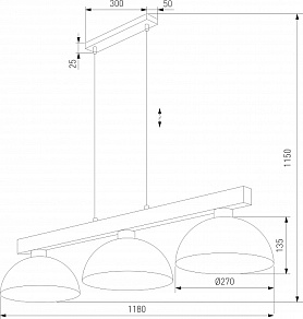 Подвесной светильник TK Lighting Oslo 4710 Oslo