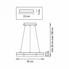 Подвесной светильник Lightstar Unitario 763243