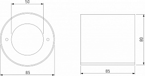 Накладной светильник Elektrostandard Orsa 25041/LED