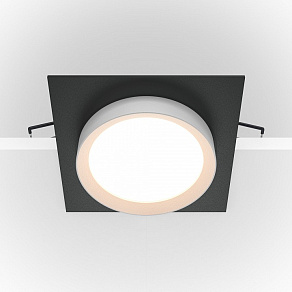 Встраиваемый светильник Maytoni Hoop DL086-GX53-SQ-BW