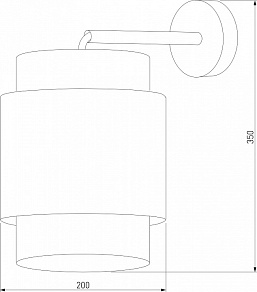 Бра TK Lighting Boho White 6538 Boho White